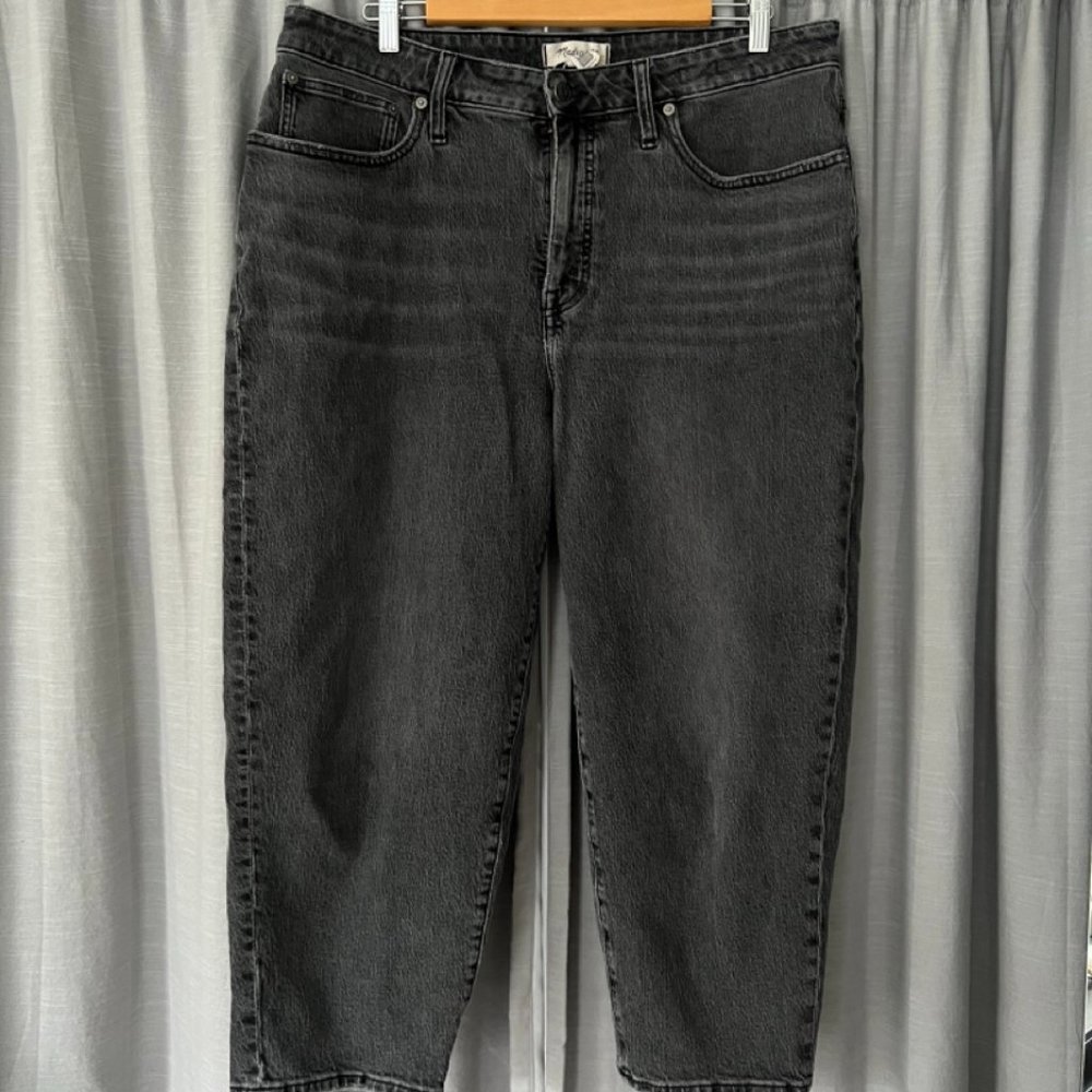 Madewell Balloon Jeans - Black - Size 14